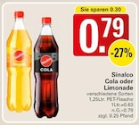 Aktuelles Cola oder Limonade Angebot bei WEZ in Löhne ab 0,79 €