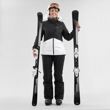 Decathlon Bourges - VESTE DE SKI DE PISTE FEMME 180 NOIRE ET BLANCHE Promo VESTE DE SKI DE PISTE FEMME 180 NOIRE ET BLANCHE dans le catalogue Decathlon "L'univers du ski" à Bourges