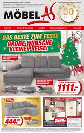Möbel & Einrichtung Prospekt von Möbel AS Homburg Möbel AS Prospekt: "DAS BESTE ZUM FESTE!", 16 Seiten, 25.11.2023 - 09.12.2023