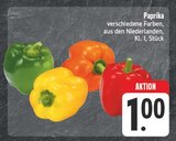 EDEKA Piesau - Paprika Angebot im Prospekt Paprika bei EDEKA im Piesau Prospekt für 1,00 €
