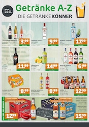 Getränke A-Z Getränkemarkt Prospekt der aktuellen Woche mit 4 Seiten, gültig von 16.06.2025 bis 28.06.2025, in Brüssow und Umgebung Aktueller Getränke A-Z Getränkemarkt Prospekt in Brüssow und Umgebung, "DIE GETRÄNKEKÖNNER" mit 4 Seiten, 16.06.2025 - 28.06.2025