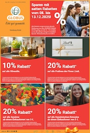 Supermarkt Prospekt von GLOBUS Zweibrücken GLOBUS Prospekt: "Aktuelle Angebote", 64 Seiten, 08.12.2025 - 13.12.2025