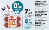 Steak haché 20% mg pur boeuf - BIGARD dans le catalogue U Express