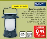 Marktkauf Hüttengrund - Solar-Campingleuchte Angebot im Prospekt Solar-Campingleuchte bei Marktkauf im Hüttengrund Prospekt für 9,99 €