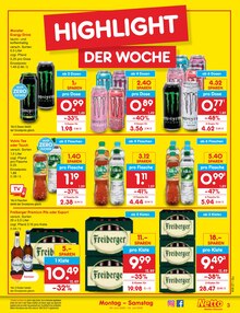 Volvic im Netto Marken-Discount Prospekt "Aktuelle Angebote" mit 70 Seiten (Freiberg)