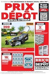 Catalogue Brico Dépôt "PRIX DÉPÔT SPÉCIAL EXTÉRIEUR" à Corlay et alentours, 16 pages, 06/03/2026 - 19/03/2026