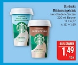 Milchmischgetränk im Angebot bei Marktkauf in Erlangen Milchmischgetränk Angebote von Starbucks bei Marktkauf Erlangen für 1,49 €
