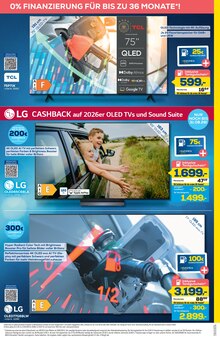 Fernseher im EURONICS Prospekt "GENAU RICHTIG. JETZT WIEDER GÜNSTIGER TANKEN." mit 10 Seiten (Soest)