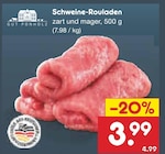 Schweine-Rouladen von Gut Ponholz für 3,99 € bei Netto Marken-Discount im Angebot Schweine-Rouladen von Gut Ponholz im aktuellen Netto Marken-Discount Prospekt