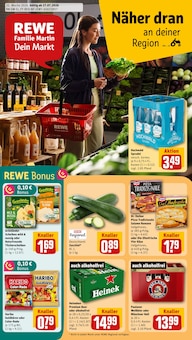 REWE Prospekt Dein Markt mit 32 Seiten