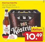 Edel Pils Angebote von Köstritzer bei Netto Marken-Discount Aschersleben für 10,49 €