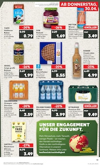 Bitburger im Kaufland Prospekt "Aktuelle Angebote" mit 62 Seiten (Herzogenrath)