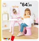 Coiffeuse 2-en-1 - SMOBY en promo chez JouéClub Coiffeuse 2-en-1 - SMOBY dans le catalogue JouéClub