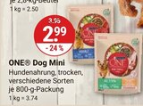 Aktuelles ONE Dog Mini Angebot bei V-Markt in München ab 2,99 €