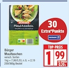 Maultaschen von Bürger für 1,99 € bei EDEKA im Angebot Maultaschen von Bürger im aktuellen EDEKA Prospekt