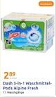 3-in-1 Waschmittel-Pods Alpine Fresh Angebote von Dash bei Action Wermelskirchen für 2,89 €