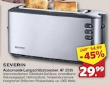 Automatik-Langschlitztoaster AT 2515 im Angebot bei famila Nordwest in Oldenburg Automatik-Langschlitztoaster AT 2515 Angebote von SEVERIN bei famila Nordwest Oldenburg für 29,99 €