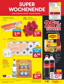 Coca Cola im Netto Marken-Discount Prospekt "Aktuelle Angebote" mit 62 Seiten (Greifswald)