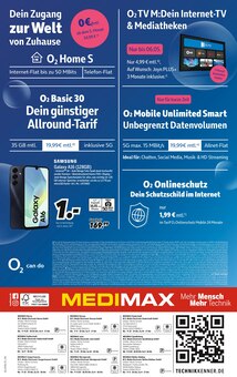 Handy im MEDIMAX Prospekt ""FÜR MICH MUSS ES EINFACH RUND LAUFEN"" mit 8 Seiten (Jena)