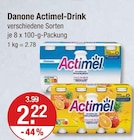 V-Markt Oberammergau - Actimel-Drink Angebot im Prospekt Actimel-Drink bei V-Markt im Oberammergau Prospekt für 2,22 €