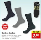Bambus-Socken im Angebot bei Zimmermann in Goslar Bambus-Socken Angebote bei Zimmermann Goslar für 3,66 €