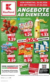 Kaufland Supermarkt Prospekt der aktuellen Woche mit 69 Seiten, gültig von 26.05.2026 bis 27.05.2026, in Fredenbeck und Umgebung Aktueller Kaufland Supermarkt Prospekt in Fredenbeck und Umgebung, "Hier bin ich richtig" mit 69 Seiten, 26.05.2026 - 27.05.2026