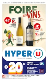 Catalogue Hyper U à Lucey, avec 72 pages Prospectus Hyper U à Lucey, "FOIRE AUX VINS", 72 pages, 23/09/2025 - 05/10/2025