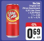 Original mit Zitrus-Geschmack Angebote von Vita Cola bei EDEKA Arnstadt für 0,69 €