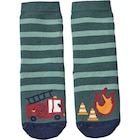 Stoppersocken mit Feuerwehr-Motiv, grün, Gr. 25/26 von ALANA im aktuellen dm-drogerie markt Prospekt für 4,90 €