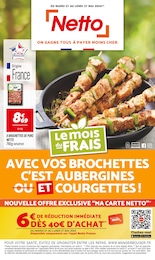 Prospectus Discount Alimentaire de Netto à Champlan: "Le mois du FRAIS", 16 pages, 21/05/2024 - 27/05/2024