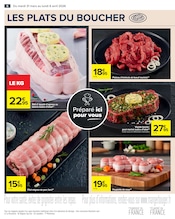 Viande en promo dans le catalogue Carrefour à la page 6