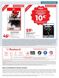 Prix et réduction Call of Duty dans le prospectus Auchan Hypermarché en cours Offre Call of Duty dans le catalogue Auchan Hypermarché du moment à la page 63