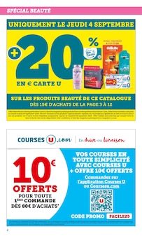 Catalogue U Express de la semaine 36, "U Express", page 2, 02/09/2025 - 14/09/2025 Prospectus U Express en cours, "U Express", page 2 sur 32