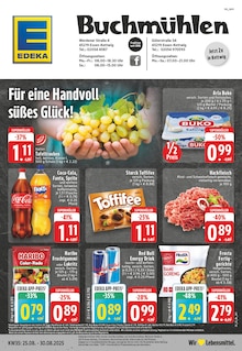 EDEKA Prospekt der Woche "Aktuelle Angebote" Seite 1, 25.08.2025 bis 30.08.2025 für Ratingen Aktueller EDEKA Prospekt "Aktuelle Angebote" Seite 1 von 24 Seiten für Ratingen