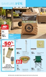 Promos Chaise dans le catalogue "PLEIN AIR" de Carrefour Market Chaise en promo dans le catalogue Carrefour Market à la page 6