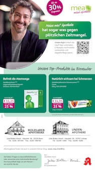 mea - meine apotheke Prospekt Unsere November-Angebote mit 4 Seiten