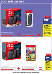 Offre Nintendo Switch dans le catalogue Carrefour du moment à la page 73
