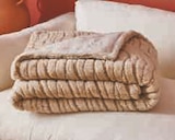 Plaid Fourrure Jacquard dans le catalogue Super U