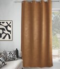 Rideau occultant aux motifs frappés "Signature" en promo chez Bazarland Orange à 14,99 €
