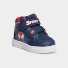 Baskets montantes à scratchs Spider-Man bleu bébé garçon dans le catalogue La Halle