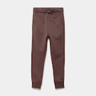 Pantalon jogging regular 2 poches marron foncé garçon dans le catalogue La Halle