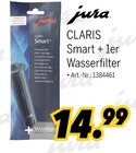 CLARIS Smart + 1er Wasserfilter im Angebot bei MEDIMAX in Oberhausen CLARIS Smart + 1er Wasserfilter Angebote von Jura bei MEDIMAX Oberhausen für 14,99 €