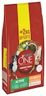 Croquettes chien adulte medium maxi poulet avec riz - ONE - Intermarché Super à Paris Croquettes chien adulte medium maxi poulet avec riz - ONE en promo chez Intermarché Super Paris à 13,99 €