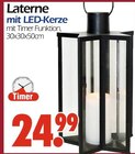 Laterne mit LED-Kerze im Wreesmann Prospekt Laterne mit LED-Kerze von im aktuellen Wreesmann Prospekt für 24,99 €