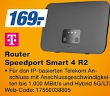 Router Speedport Smart 4 R2 bei expert im Coesfeld Prospekt für 169,00 €