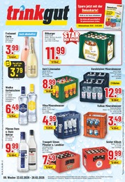 Trinkgut Prospekt für Baesweiler mit 10 Seiten Trinkgut Prospekt für Baesweiler: "Aktuelle Angebote", 10 Seiten, 23.02.2026 - 28.02.2026