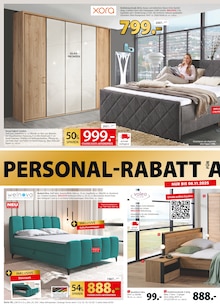 Kleiderschrank im Zurbrüggen Prospekt "PERSONAL RABATT FÜR ALLE" mit 12 Seiten (Bochum)