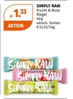 Frucht & Nuss Riegel im Müller Prospekt Frucht & Nuss Riegel von SIMPLY RAW im aktuellen Müller Prospekt für 1,33 €