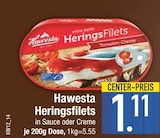 Heringsfilets von Hawesta im aktuellen EDEKA Prospekt für 1,11 €