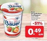 Aktuelles Der große Bauer Fruchtjoghurt Angebot bei Markant Nordwest in Osnabrück ab 0,49 €